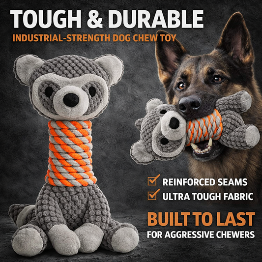 Petlori™ ChewLine Raccoon and Giraffe
