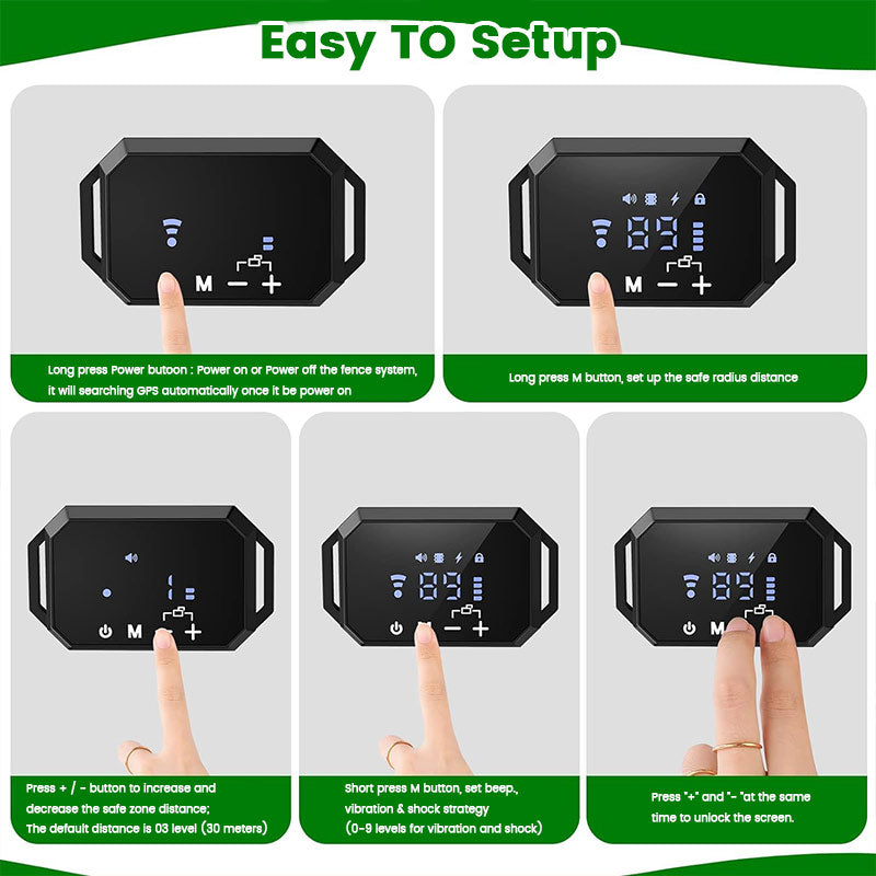 Barkiverse™ CalmPaw GPS Fence Collar