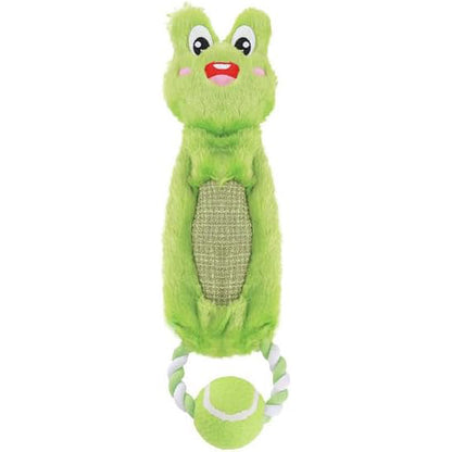 Petlori™ TrustyChew Tug Squeak Frog