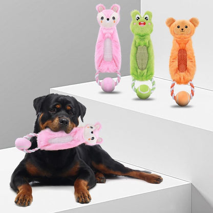 Petlori™ TrustyChew Tug Squeak Frog