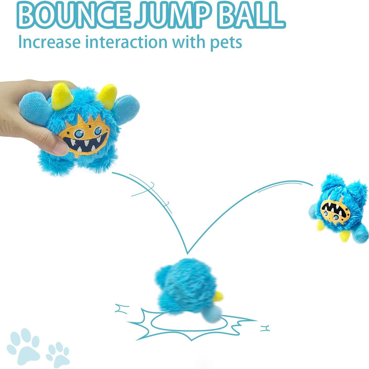 Petlori™ TrustyChew Squeaky Monster Ball