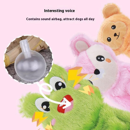 Petlori™ TrustyChew Tug Squeak Frog