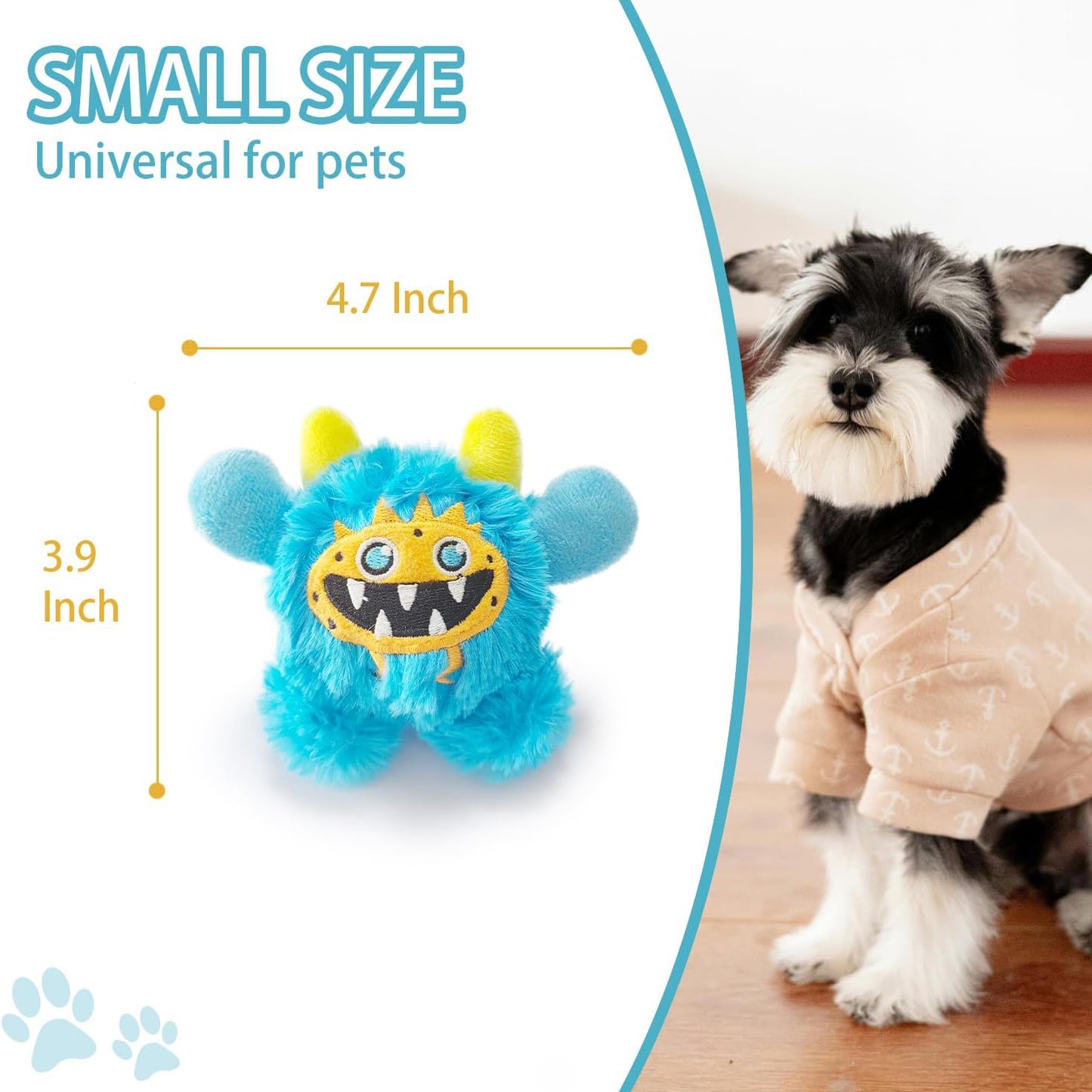 Petlori™ TrustyChew Squeaky Monster Ball