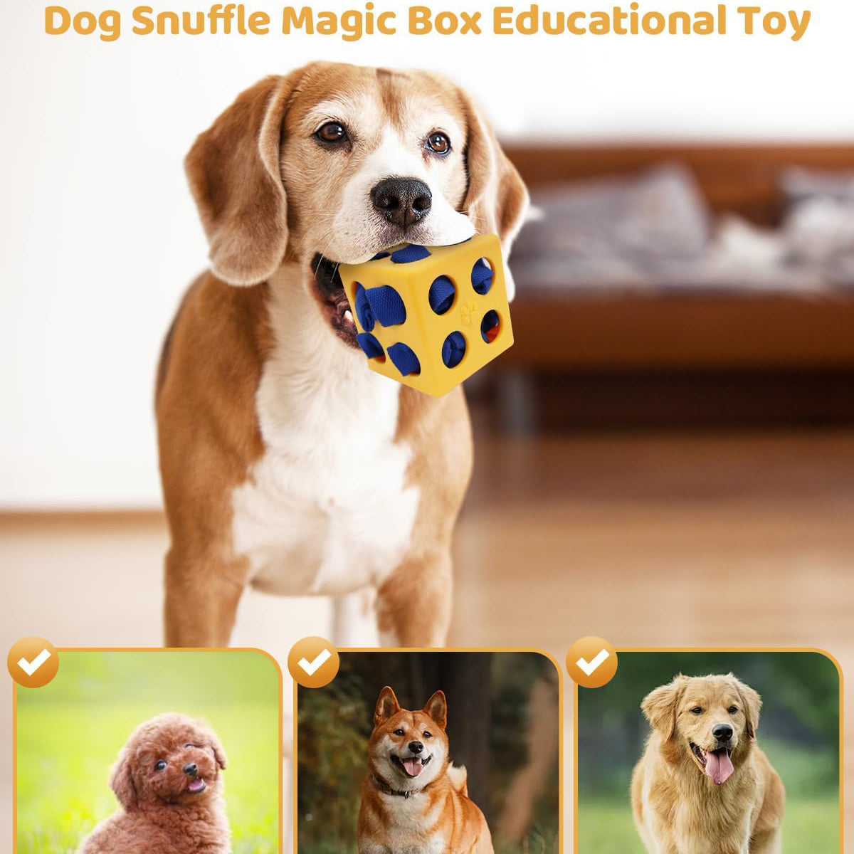 Petootsy™ TitanChew PuzzlePup Cube