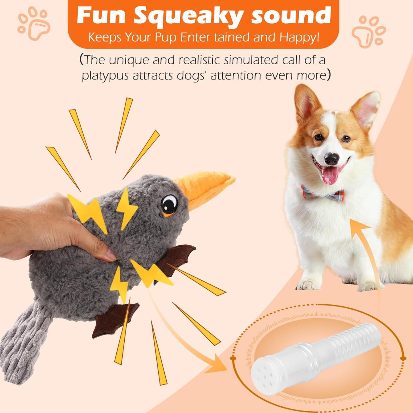 Petlori™ TrustyChew Platypus