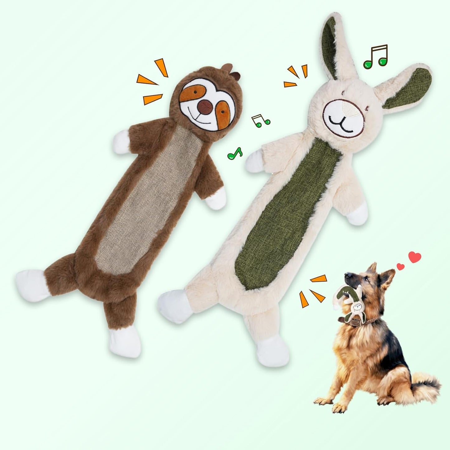 Petlori™ TrustyChew Rabbit Sloth Series