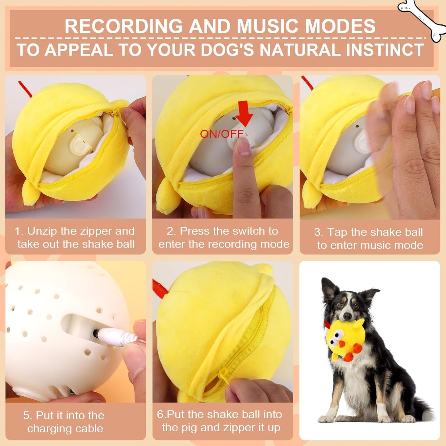 Petsume™ Zoomigo Jumping Chicken