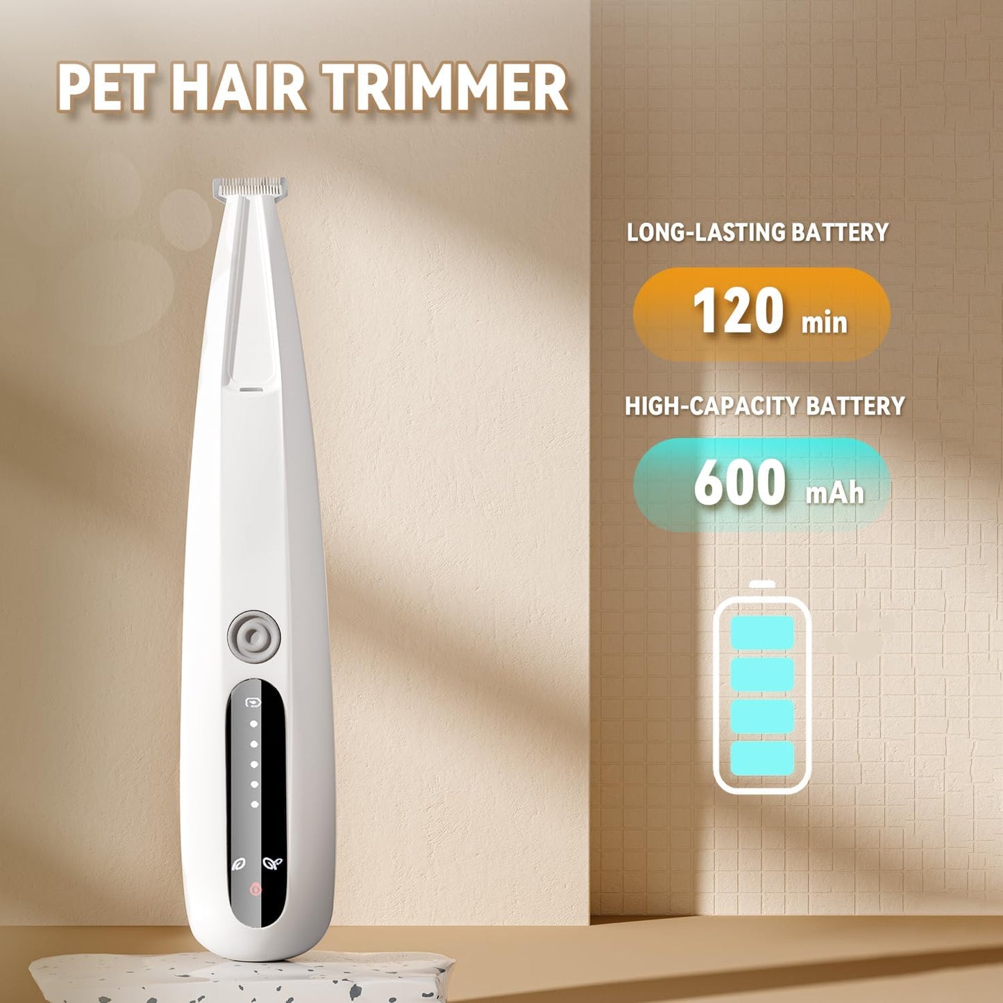 Petlori™ Ultra-Quiet Pet Precision Trimmer