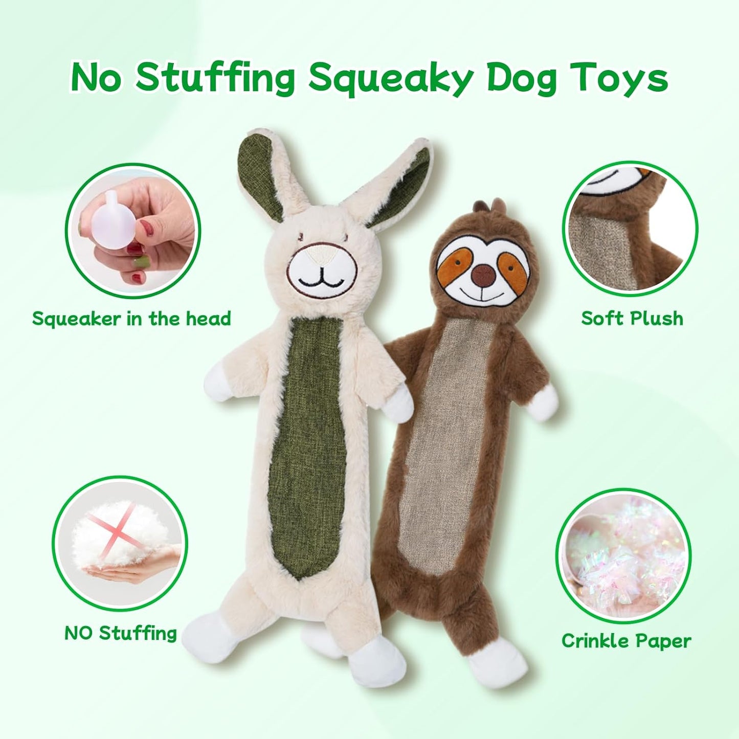 Petlori™ TrustyChew Rabbit Sloth Series