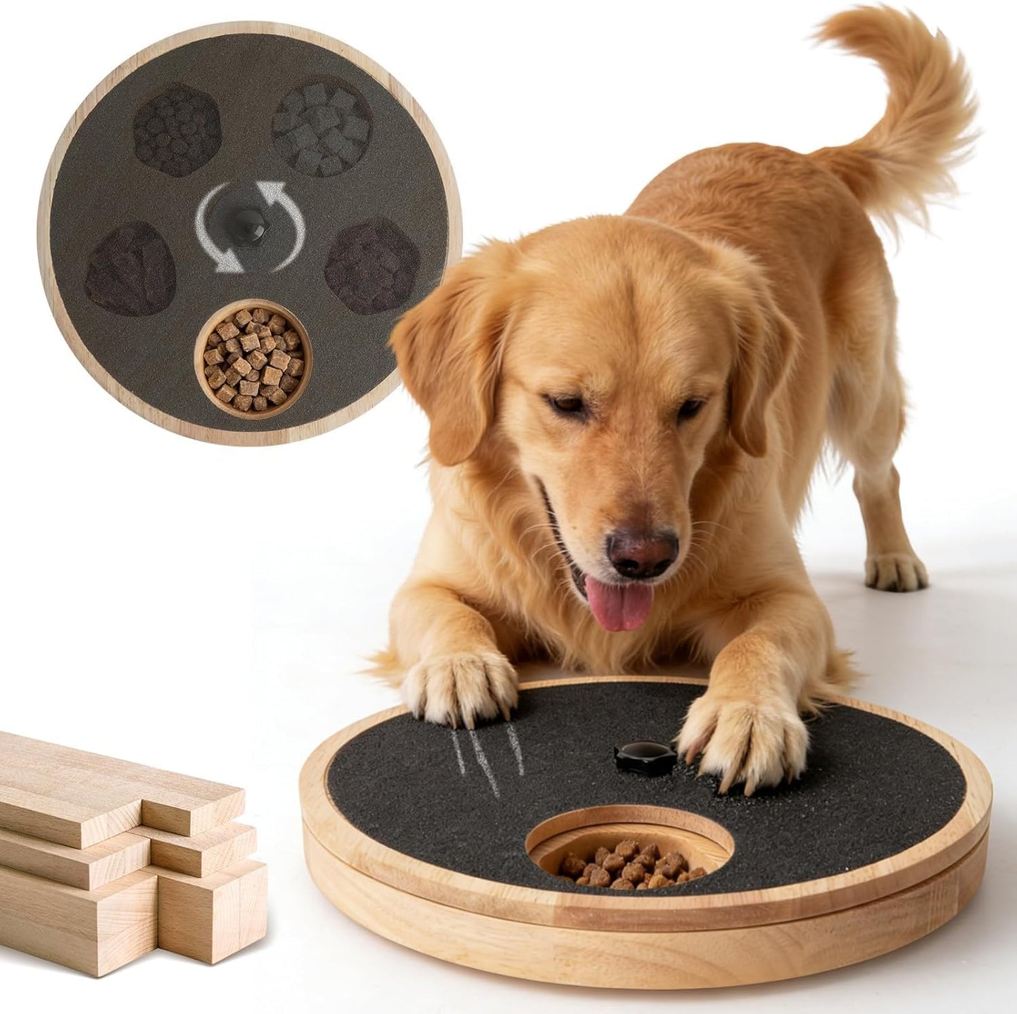 Petlori™ 2-in-1 Dog Nail Scratch Board & Interactive Treat Toy