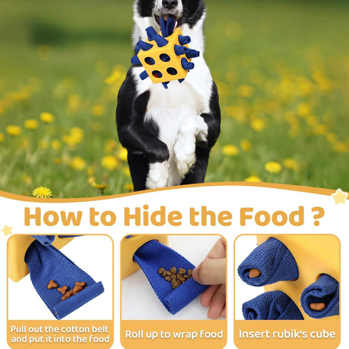 Petootsy™ TitanChew PuzzlePup Cube
