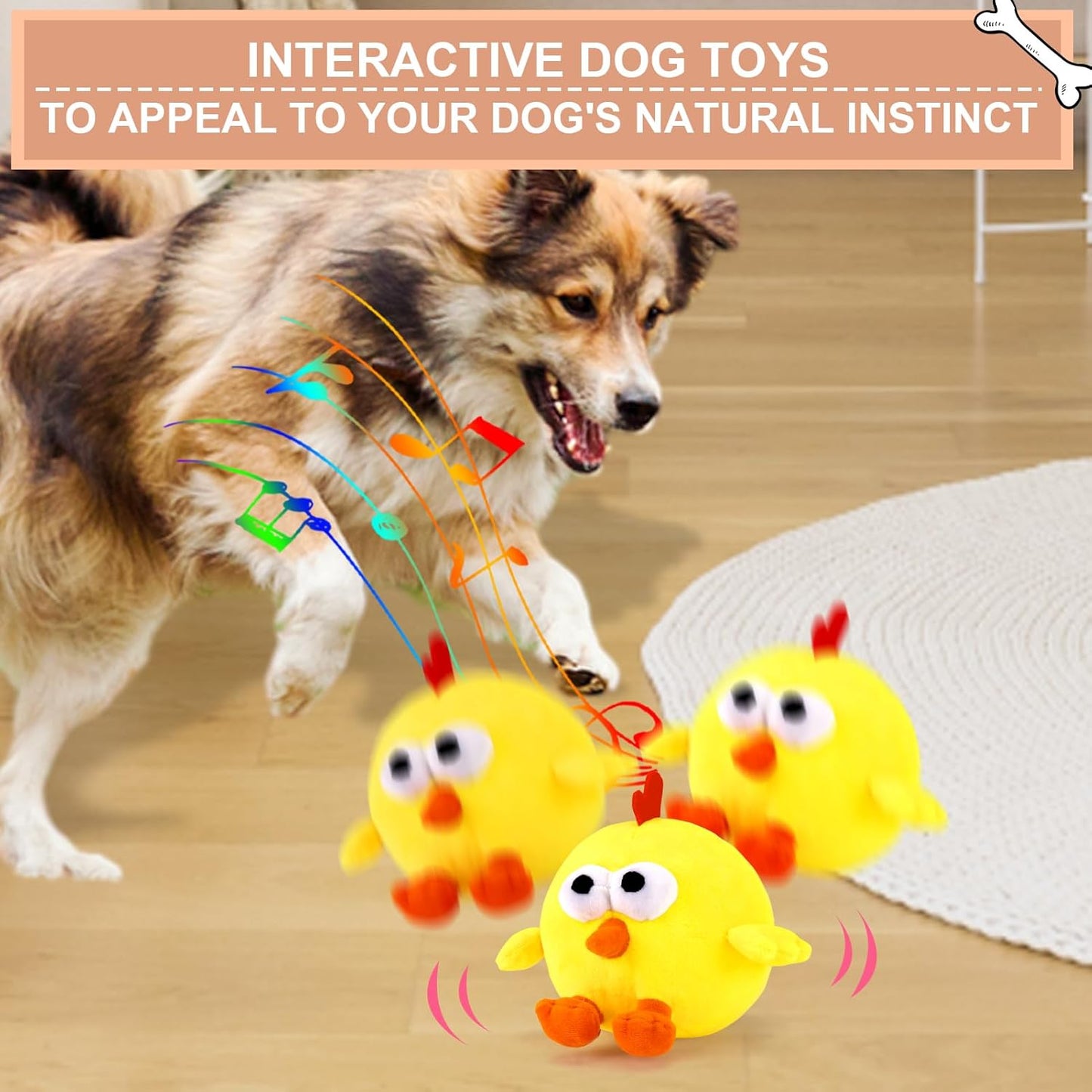 Petsume™ Zoomigo Jumping Chicken