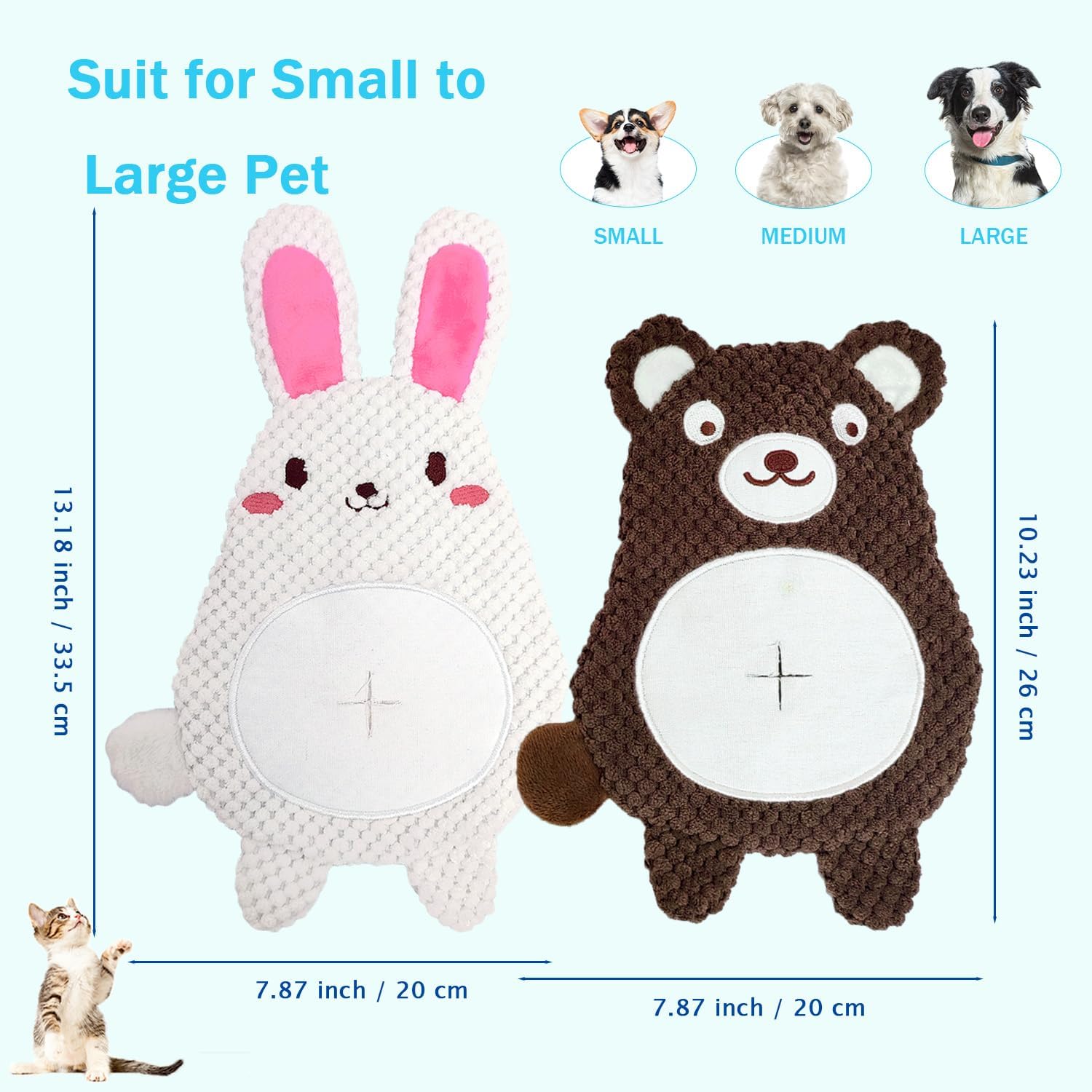 Petlori™ TrustyChew Rabbit Bear Set