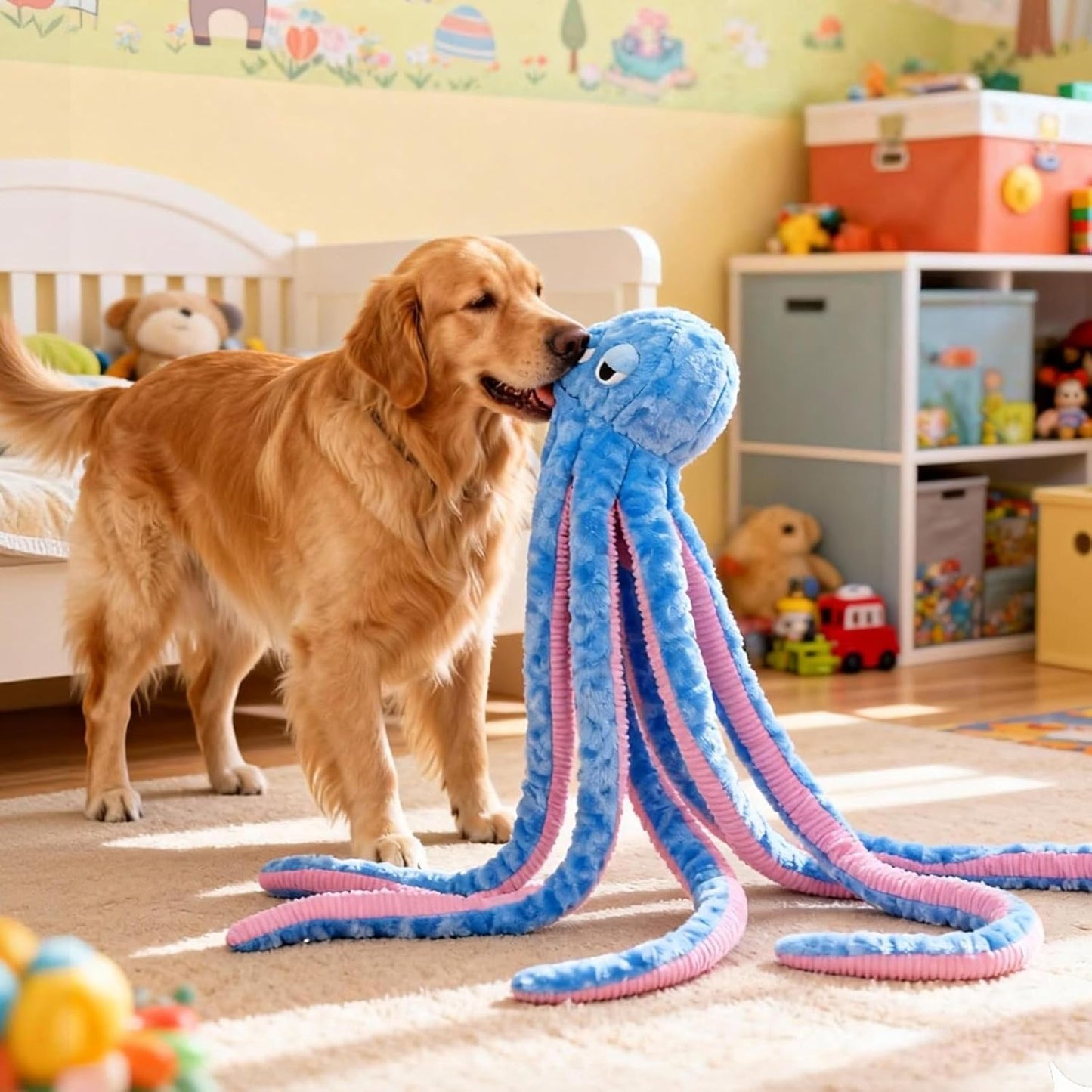 Petootsy™ ChewLine Giant Octopus 40''