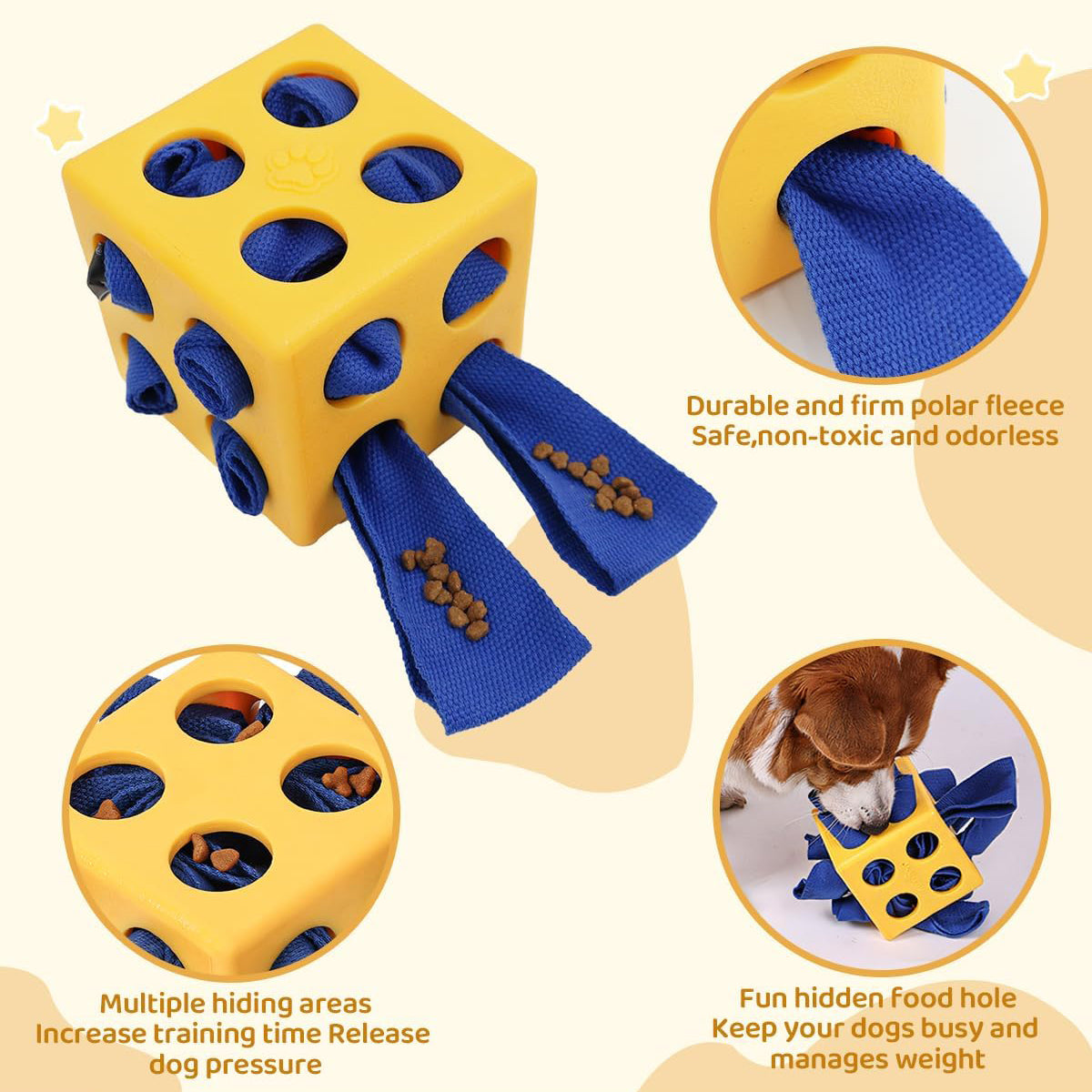 Petootsy™ TitanChew PuzzlePup Cube