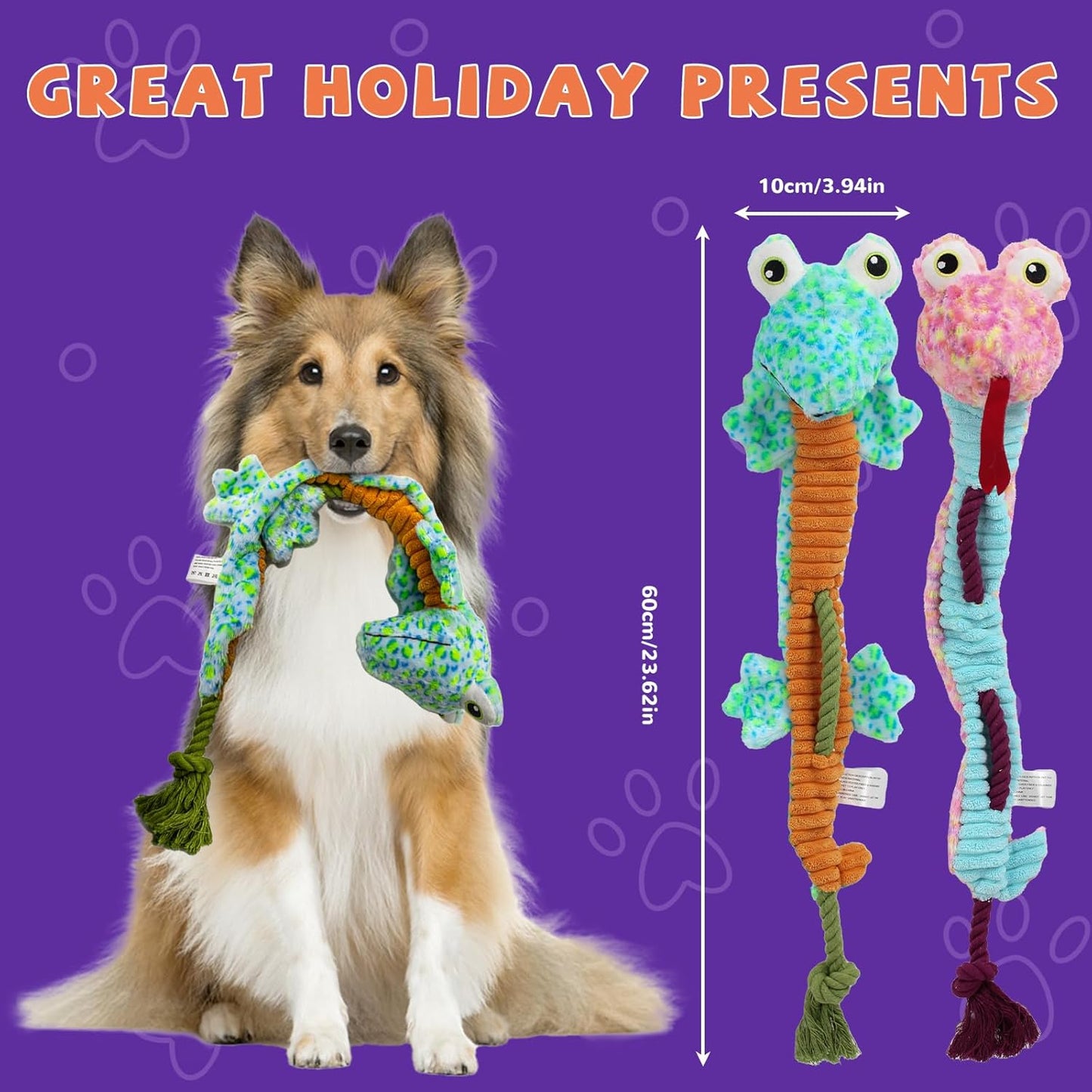 Petlori™ TrustyChew Frog Set