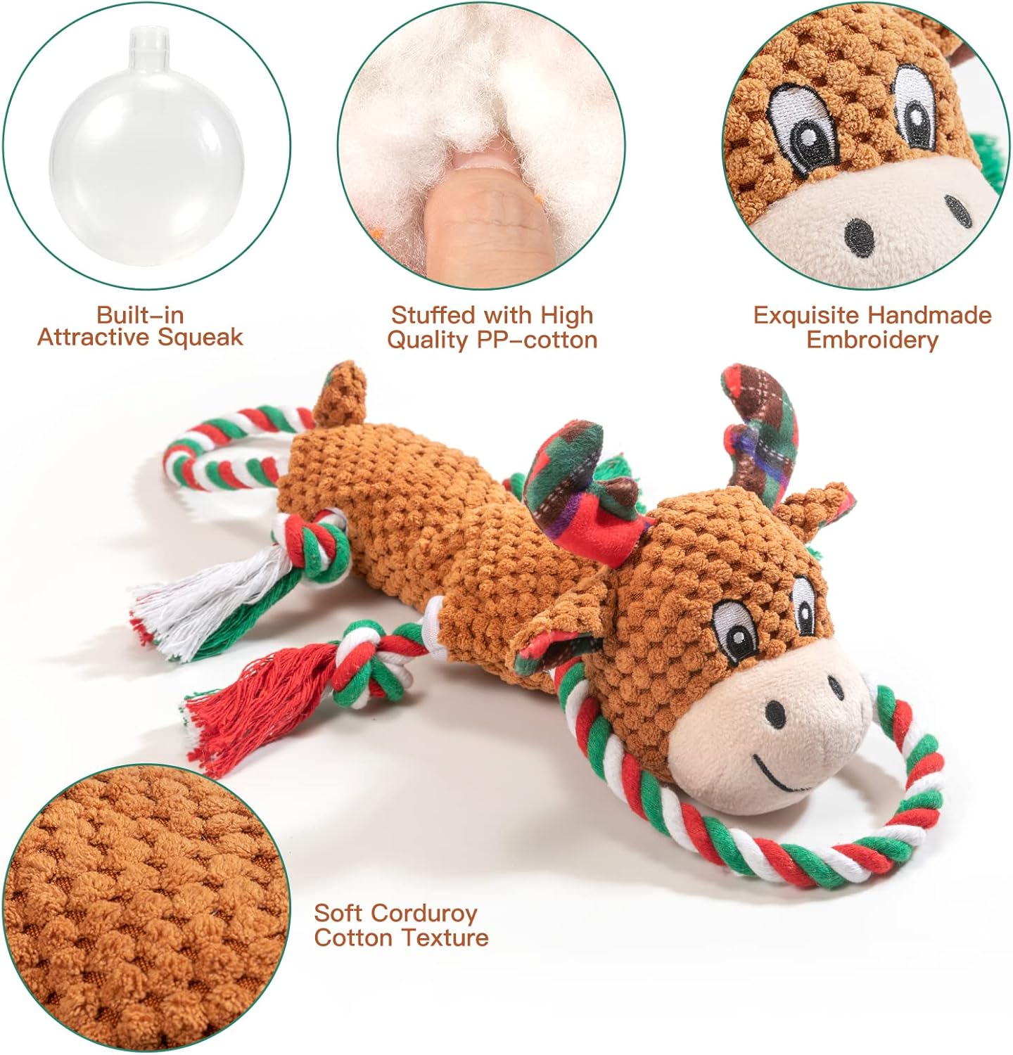 Petootsy™ ChewLine Tug Elk