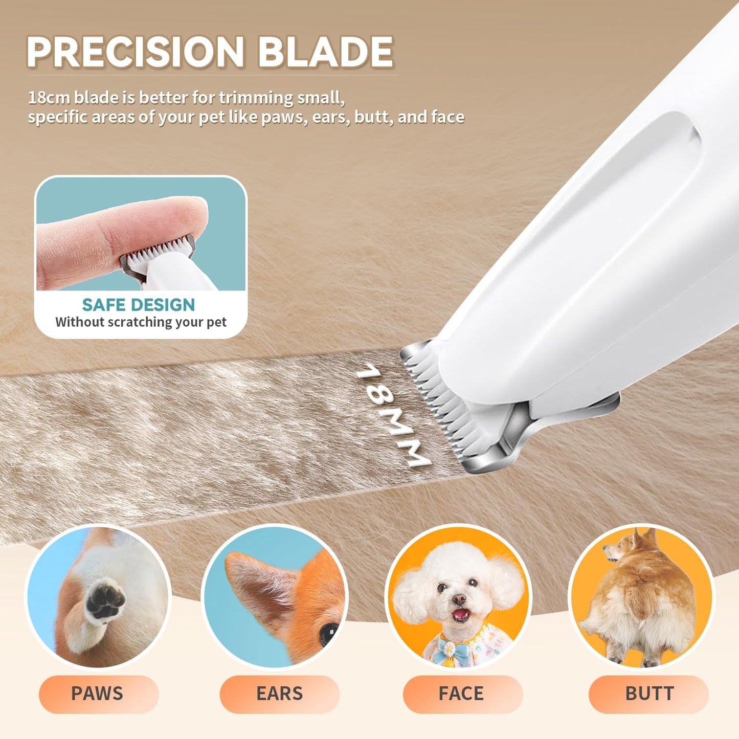 Petlori™ Ultra-Quiet Pet Precision Trimmer