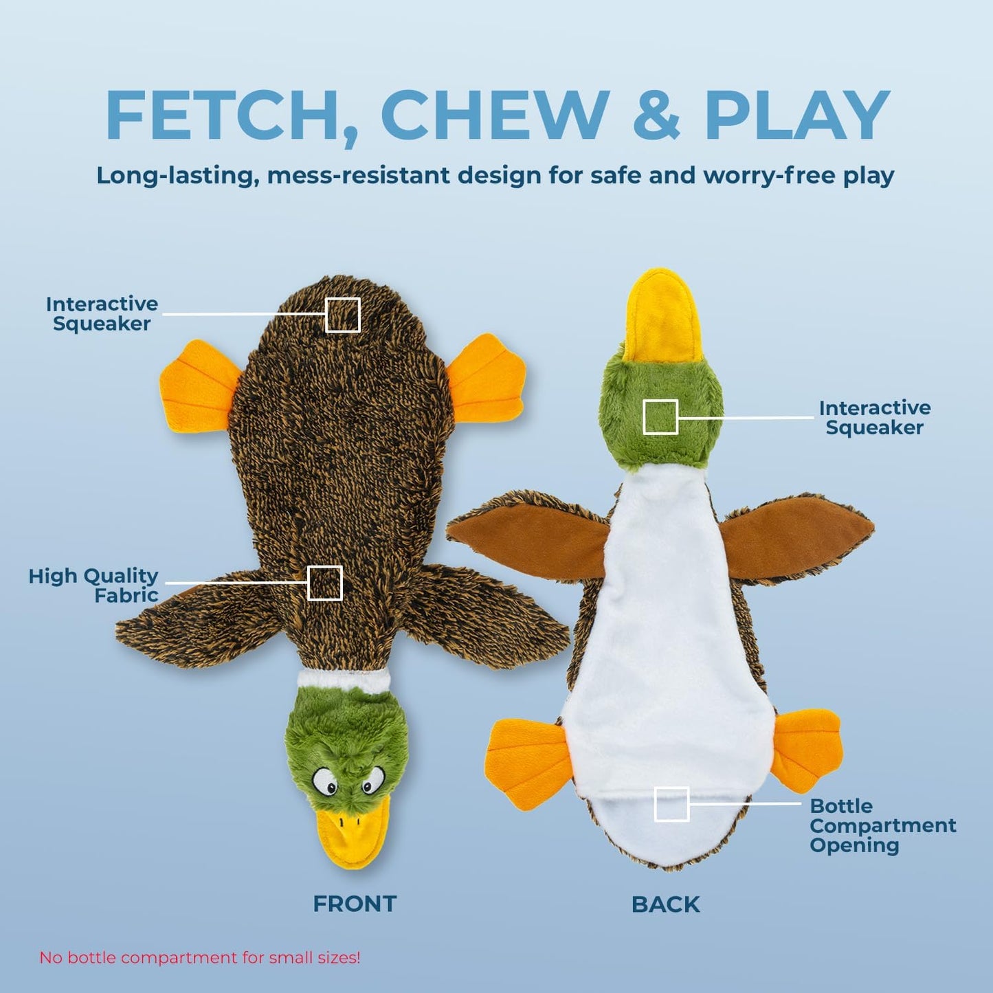 Petlori™ TrustyChew Wild Duck 18''