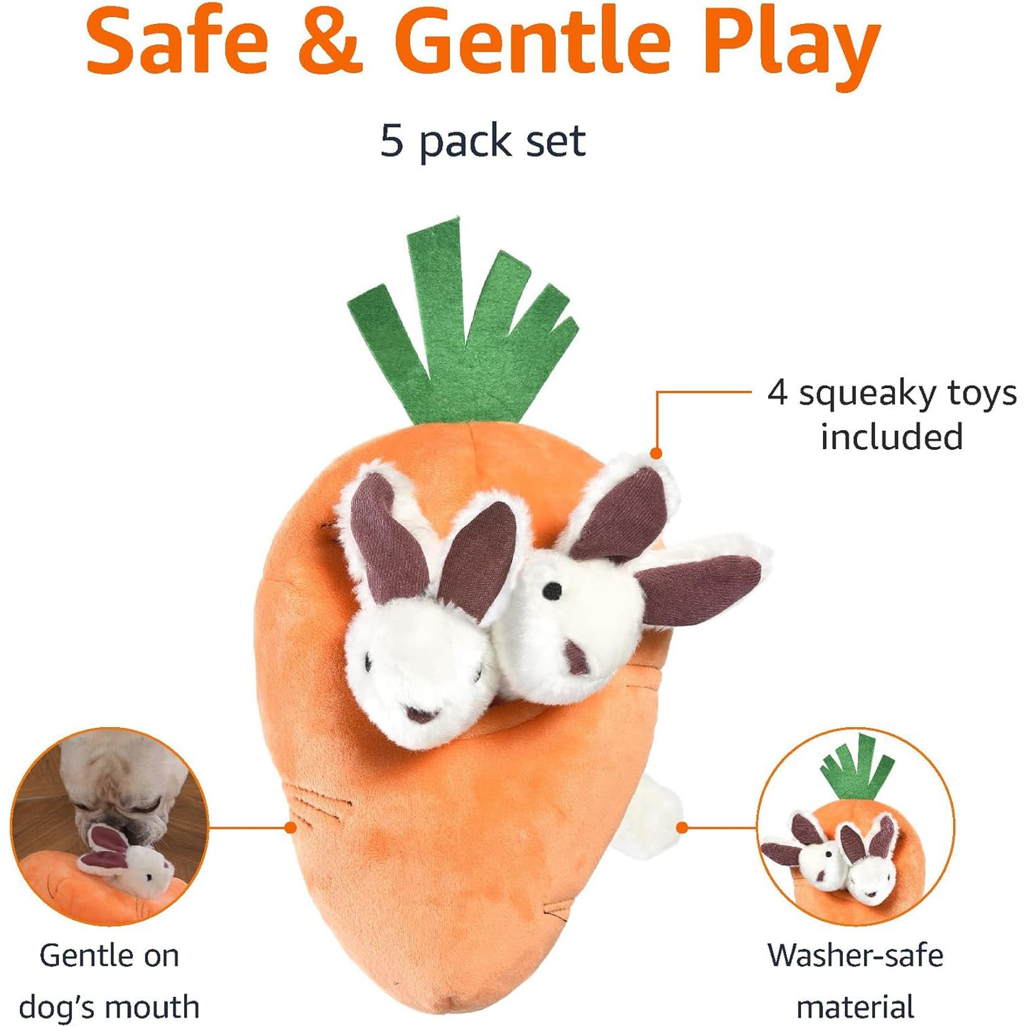 Petsume™ Squeaky Plush Toy