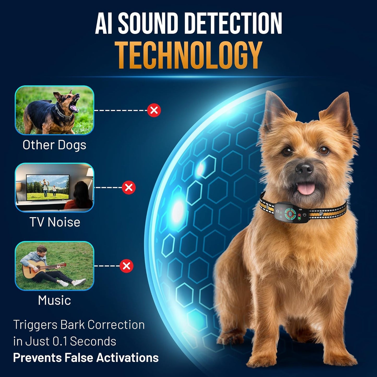 Barkiverse™ CalmPaw Smart Bark Collar