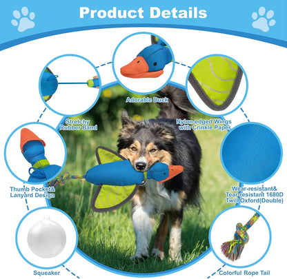 Petlori™ Flying Dog Toy with Rope Slingshot