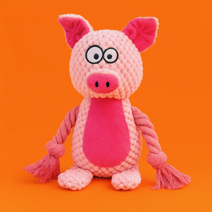 Petootsy™ ChewLine Tug & Squeak Animal Series