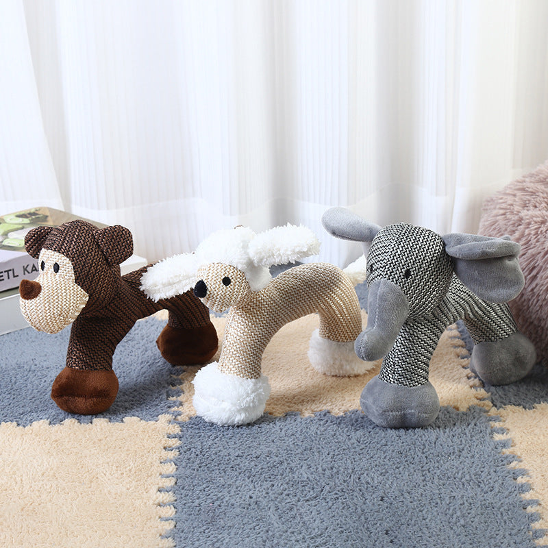 Petlori™ ChewLine Linen Animal