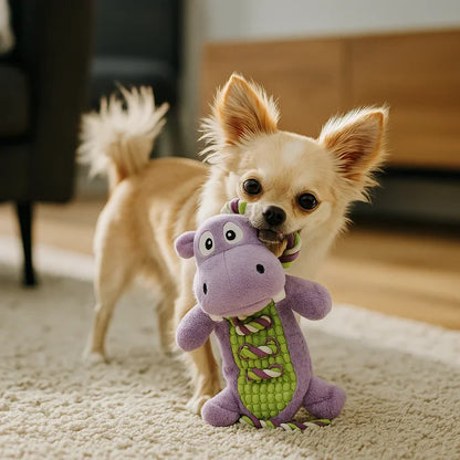 Petlori™ TrustyChew Knotted Hippo