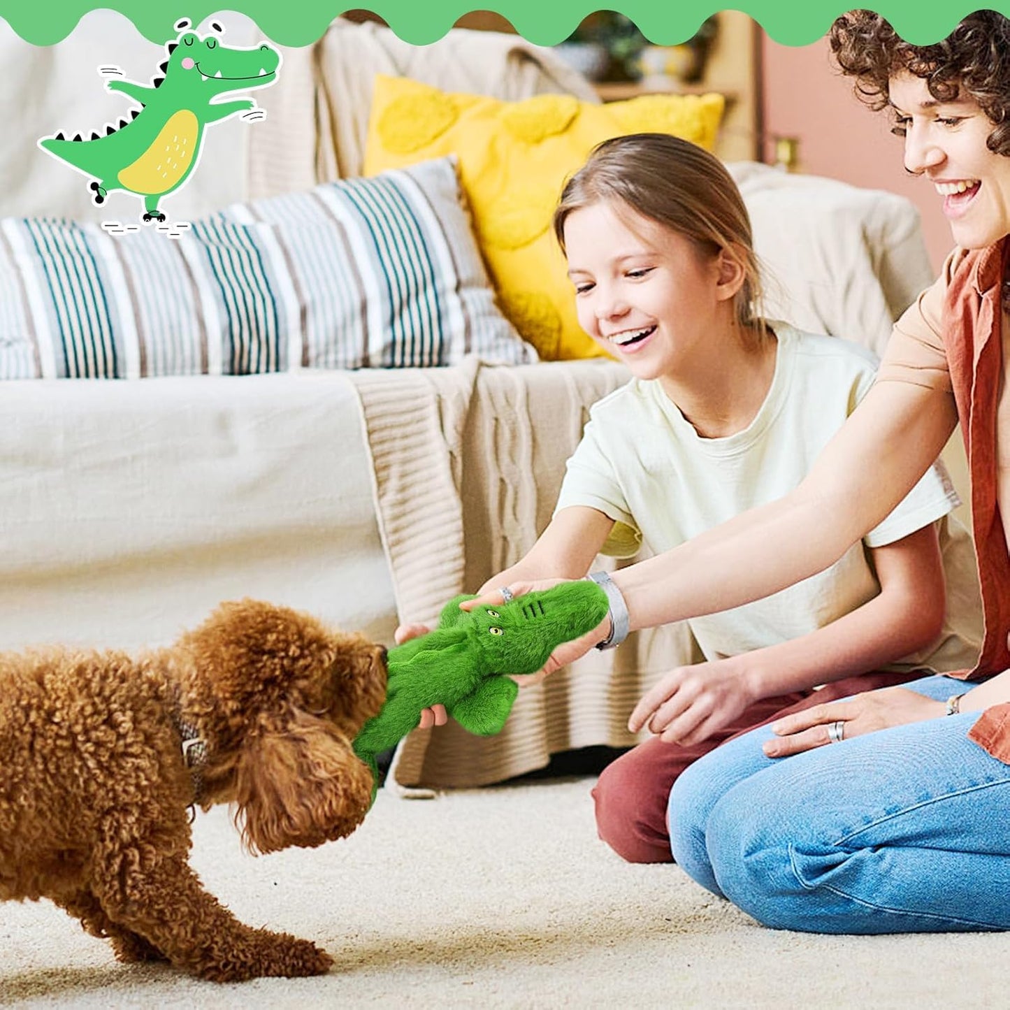 Petlori™ TrustyChew Crocodile Series